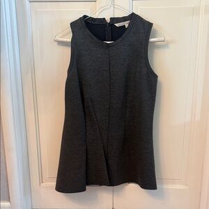 RACHEL Rachel Roy Charcoal Sleeveless Blouse